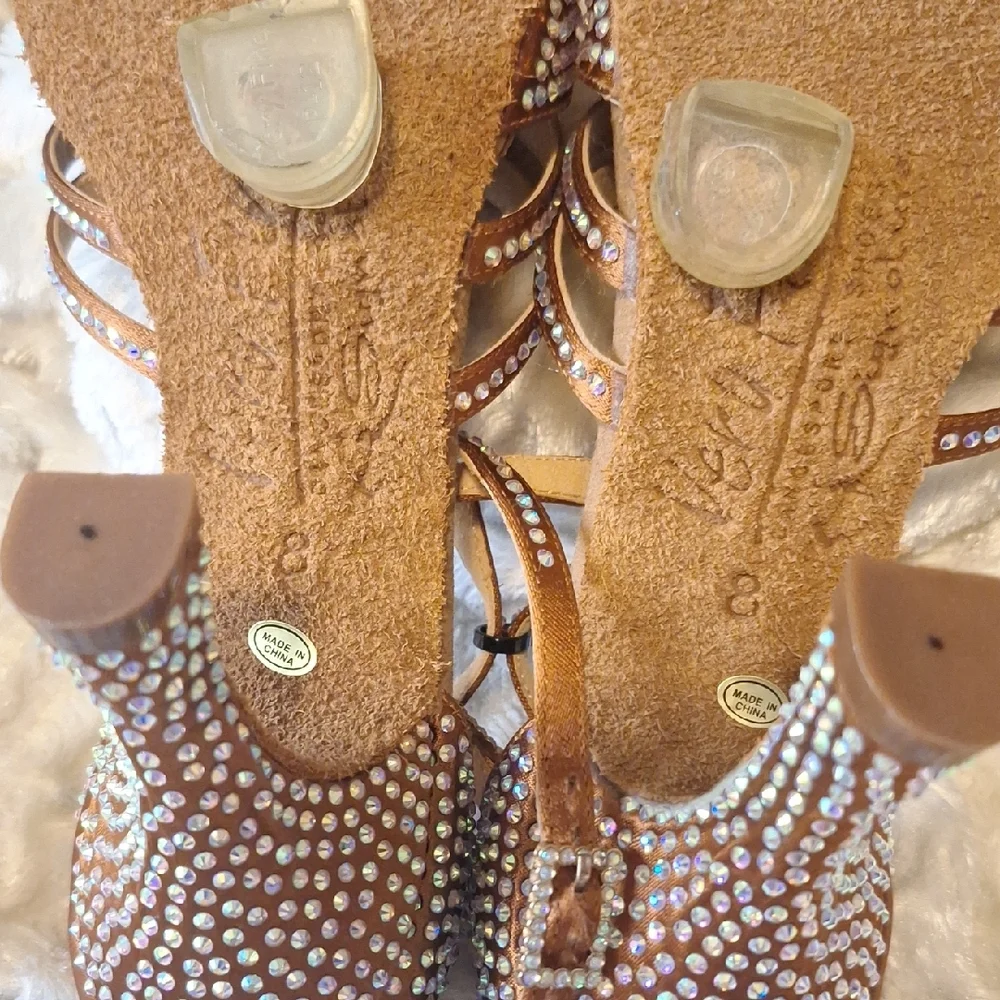 Professional Latin Ballroom Dance Shoes 3" Heels - Picture 8 of 12